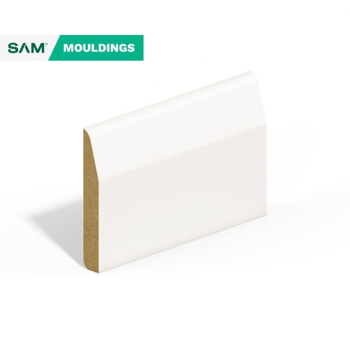 3D visual of SAM2574 Chamfer Round / Pencil Round Skirting Board