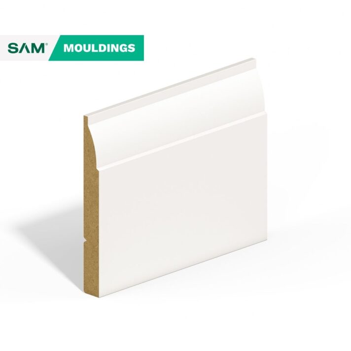 3D Visual of SAM5378 - Dual Purpose Ovolo Round V-Groove Skirting Board