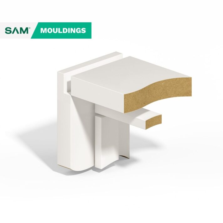 3D visual of SAM04 Square Edge Adjustable Door Lining Set