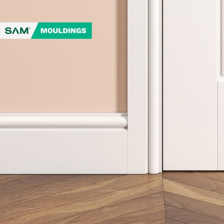 3D visual of SAM09 Torus MDF Architrave in situ