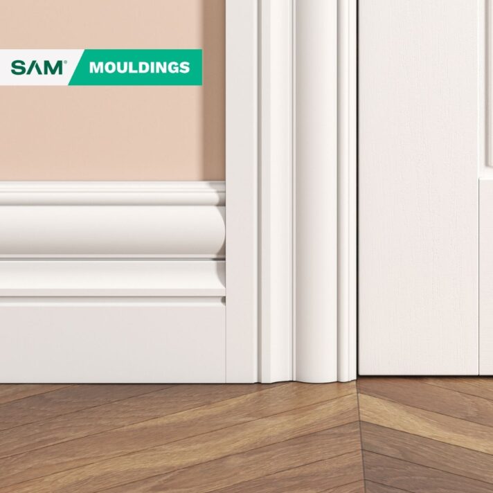 3D visual of SAM3526 Victorian MDF Architrave in situ