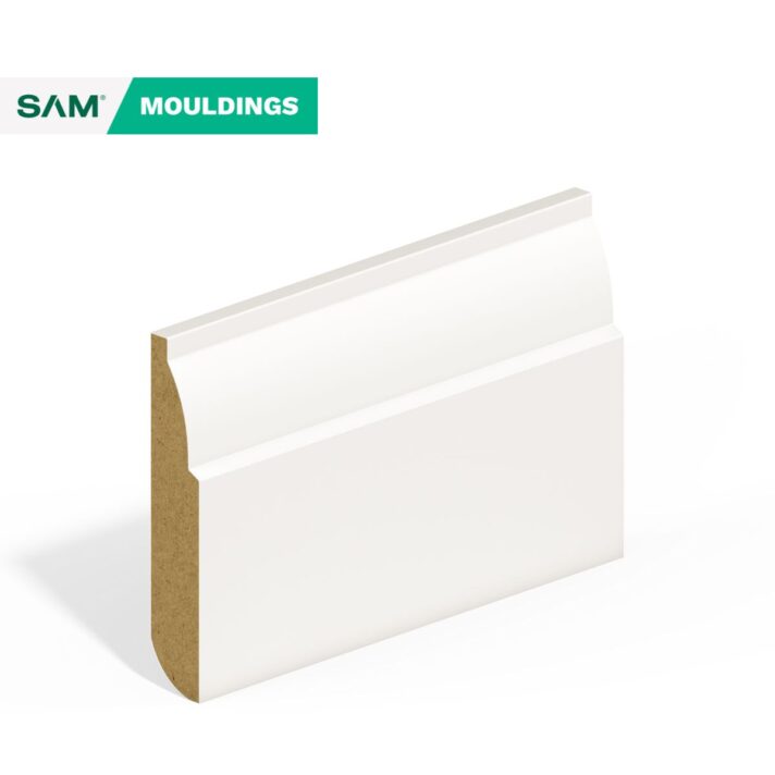 3D visual of SAM5441 dual-purpose ovolo bullnosed architrave and skirting board