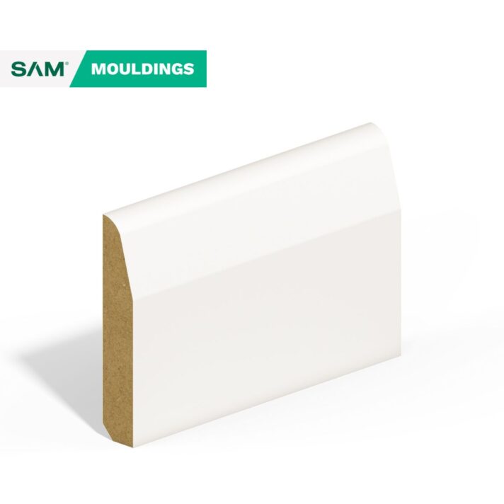 3D visual of SAM5442 dual-purpose chamfer round architrave and skirting board