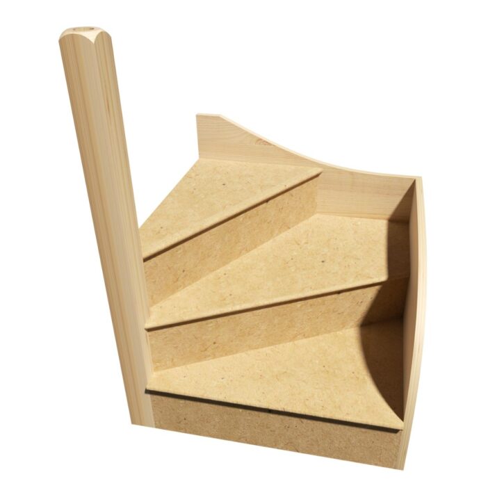 3D visual of Kwikstairs Left Hand Winder Box