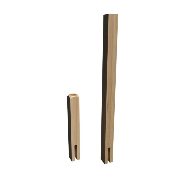 3D visual of Kwikstairs Newel Post