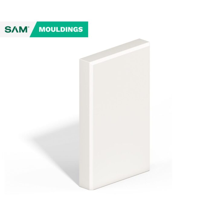 3D visual of a primed MDF plinth block