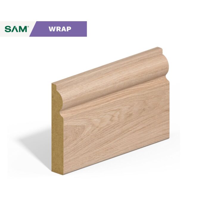 3D visual of SAM1440 Torus wrapped in White Oak Veneer