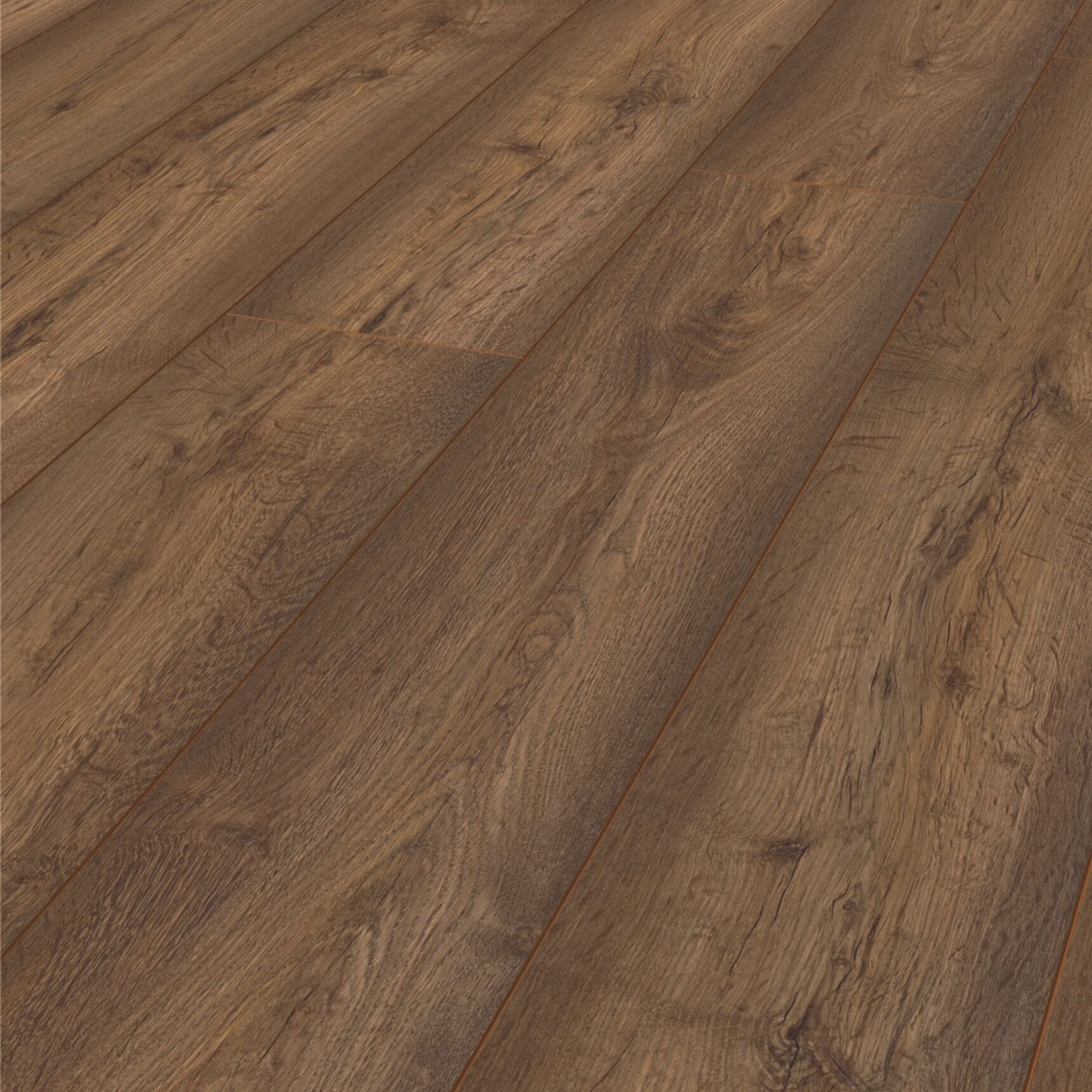 Image of Modena Oak laminate flooring at an angle