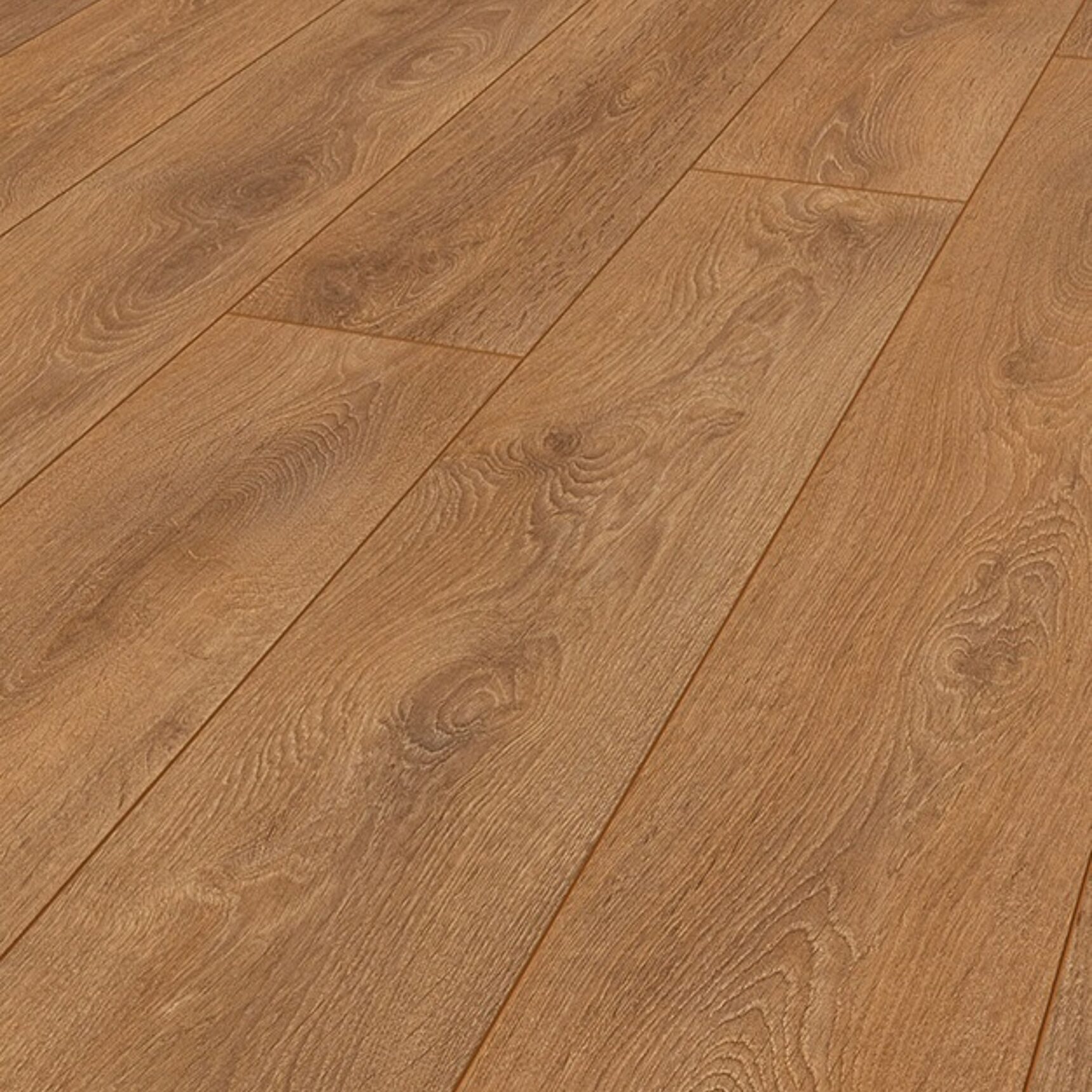 Image of Harlech Oak laminate flooring at an angle