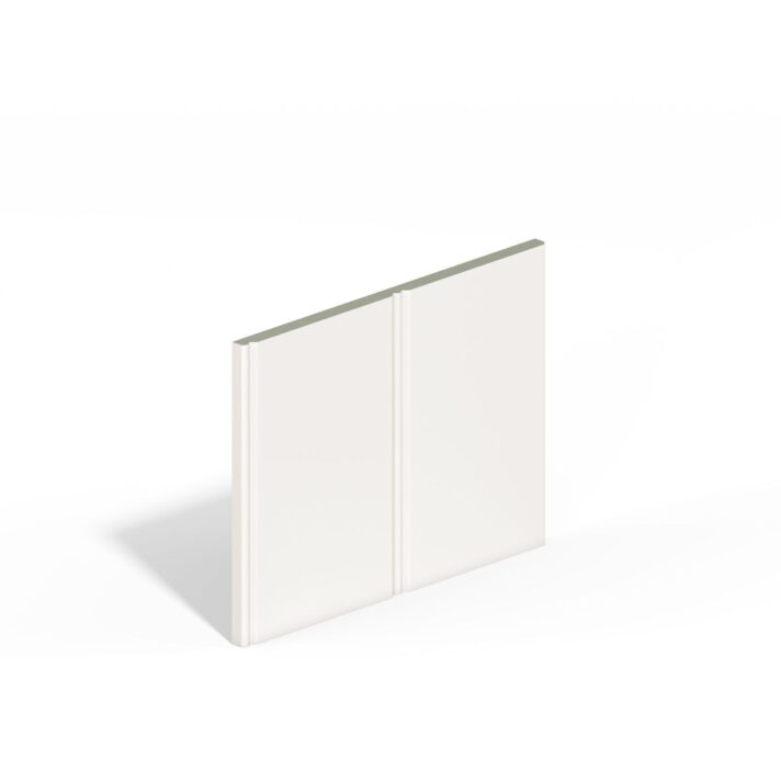 3D image of SAM primed grooved wall panelling horizontally standing