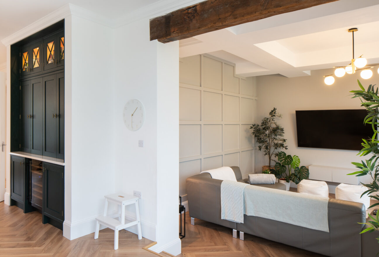 High end home featuring MDF mouldings