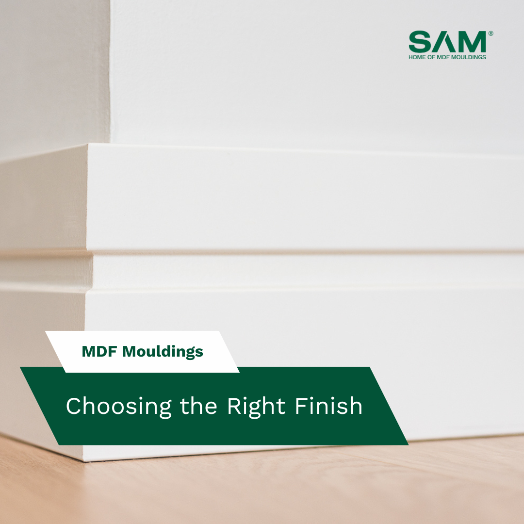 MDF mouldings finish