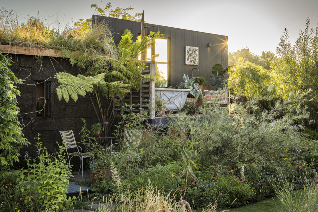 RHS Hampton Court Palace Garden Festival using external cladding