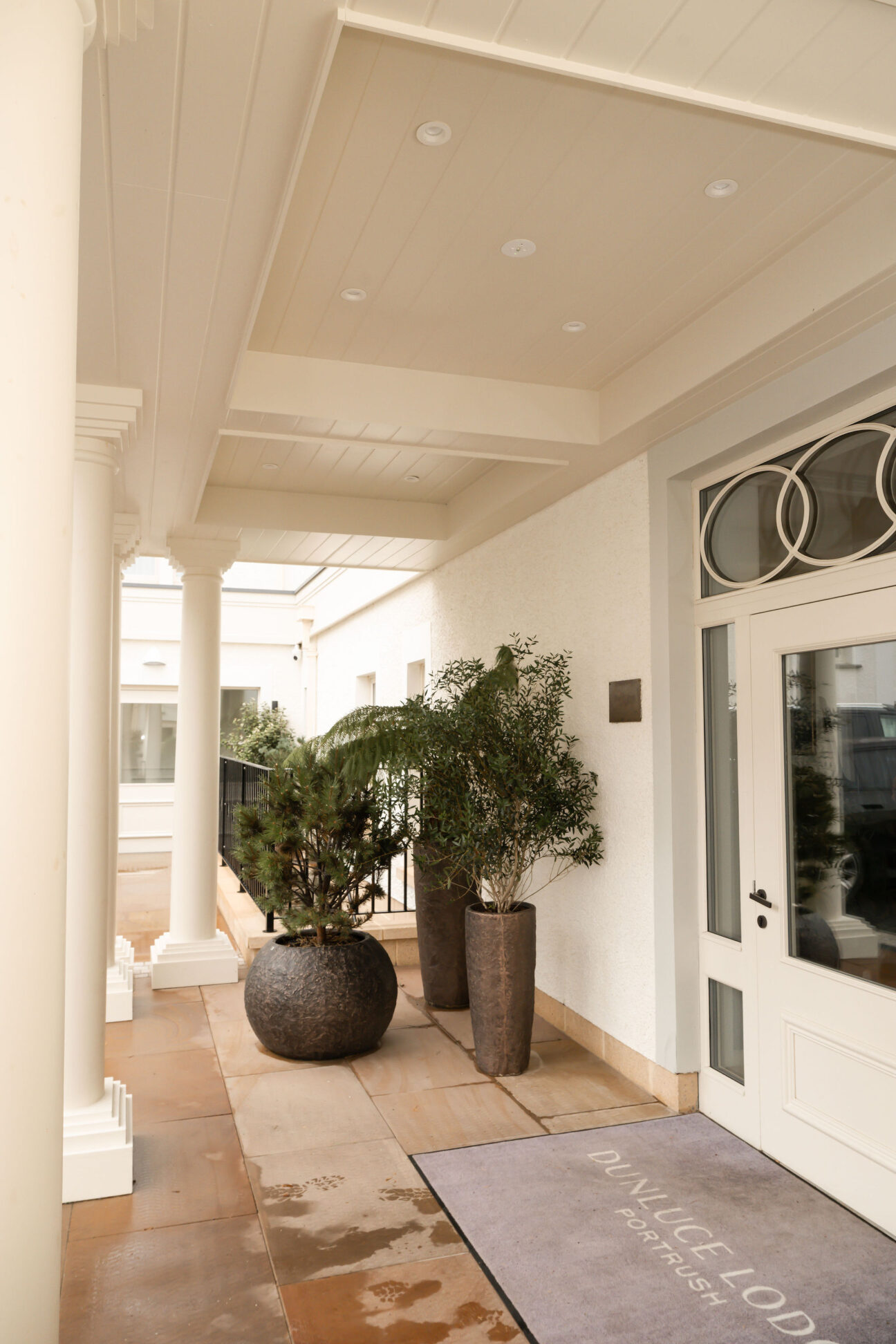 SAM Trimax coastal cladding at Dunluce Lodge