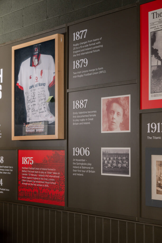 SAM renovation of Ulster Rugby lounge